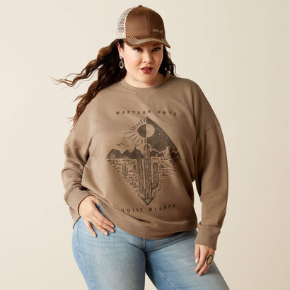 Western Days Oversized Sweatshirt