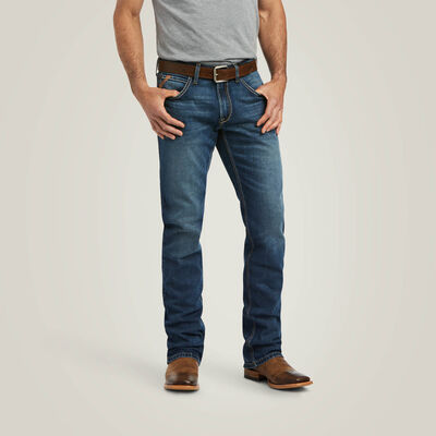 Ariat Men's Rebar M5 DuraStretch Edge Fleece-Lined Low Rise Straight Leg  Jeans