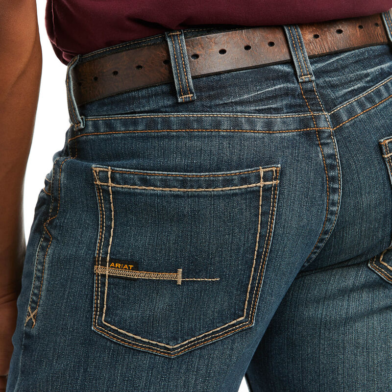 2023 Trendy Mens Six Pocket Cargo Ariat Jeans For Men Slim Fit