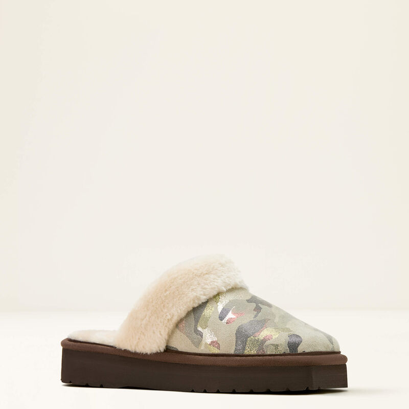 Jackie Square Toe Stack Slipper