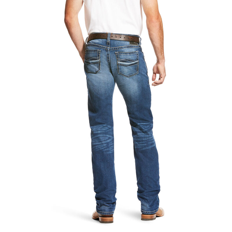 Ariat® Men's M7 Rocker Stretch Extra Slim Fit Boot Cut Jeans