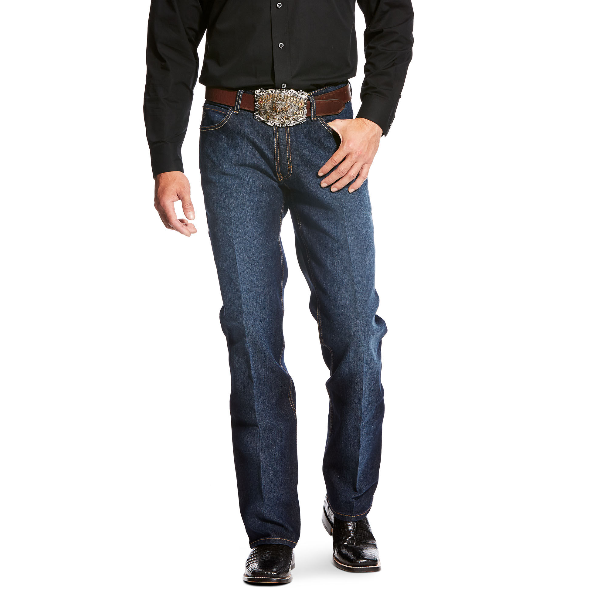 Relentless Relaxed Fit Deuces Performance Stretch Boot Cut Jean