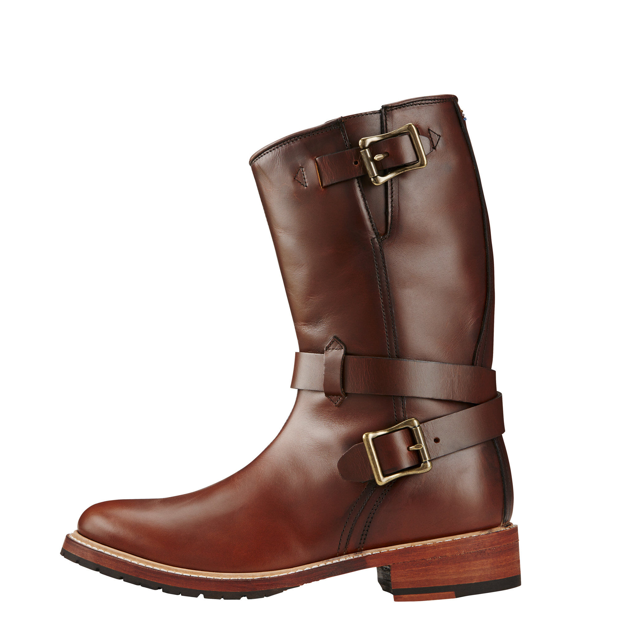 580: Men's Bison Leather Engineer Boots | Two24