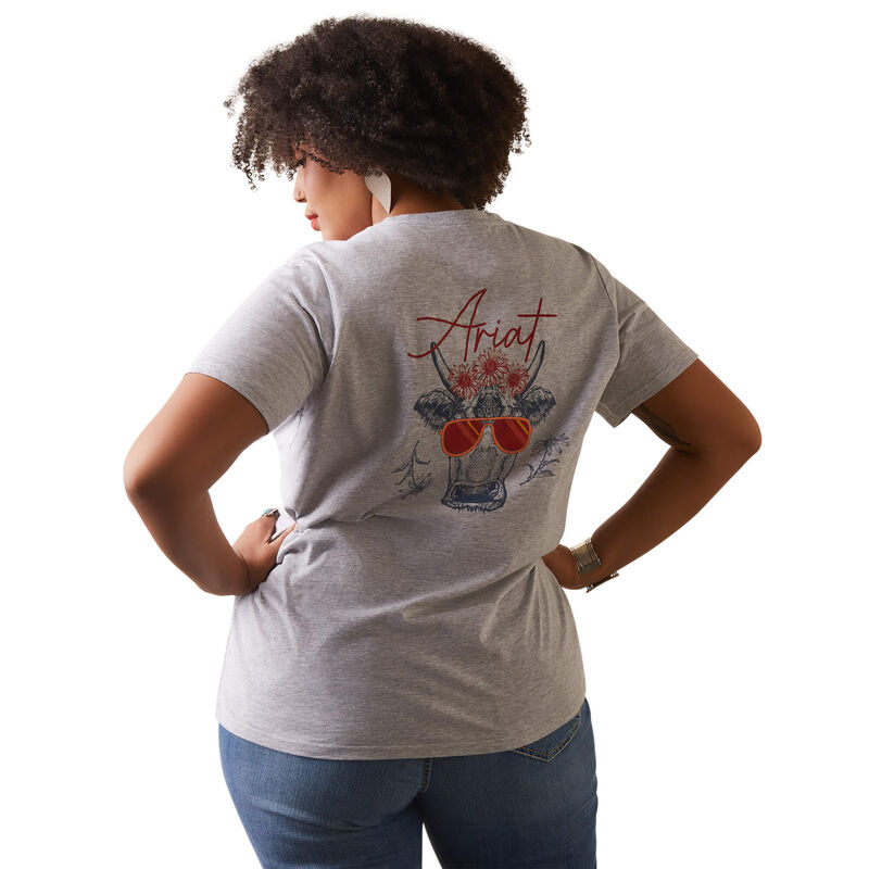 Ariat Women's Flower Cow T-Shirt