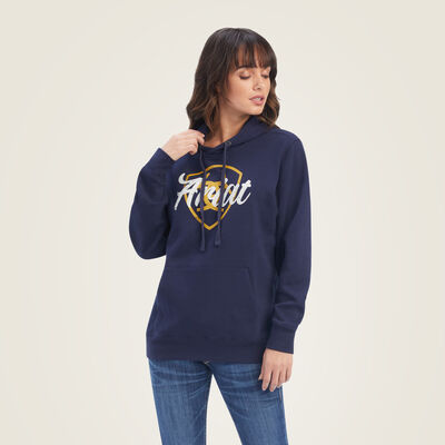 Ariat REAL Series 10041637-2X Sweatshirt, 2X, Cotton/Poly