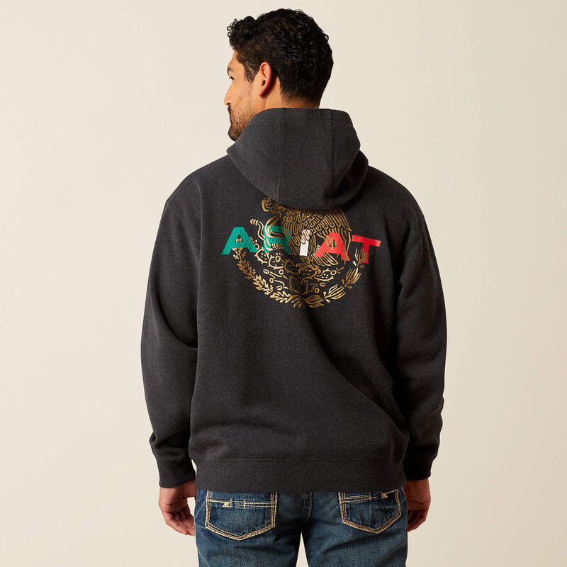 Mexico Flag Lockup Hoodie