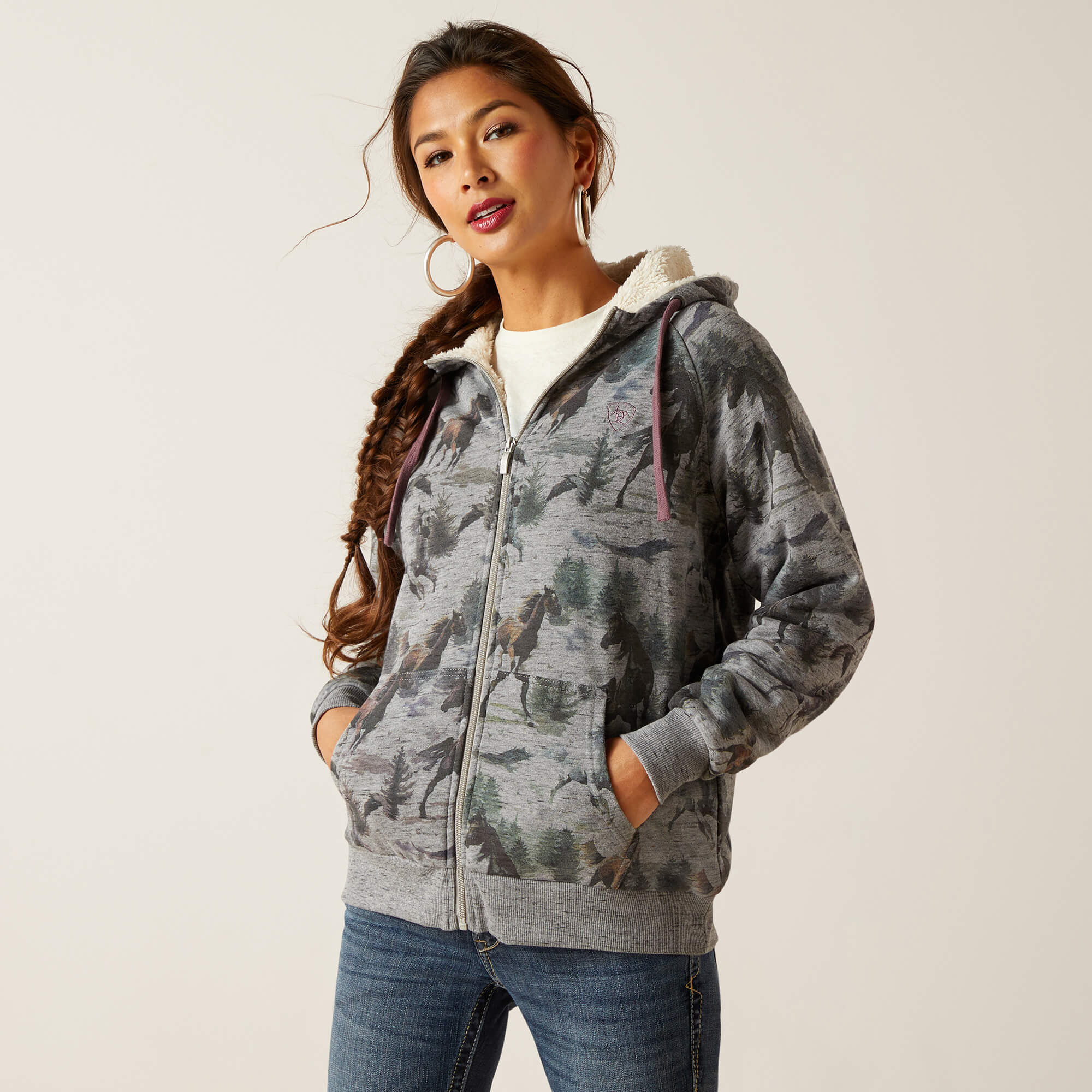 REAL Sherpa Full Zip Hoodie