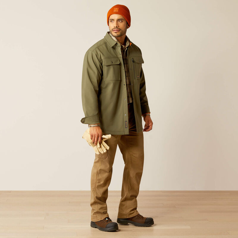 Rebar DuraStretch Utility Softshell Shirt Jacket