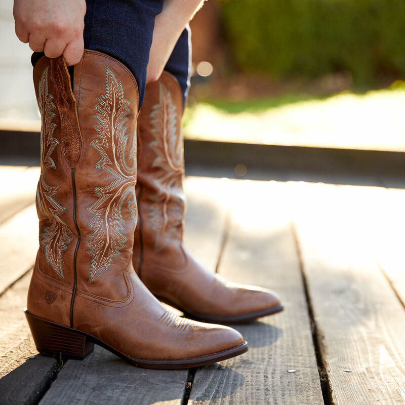 Ariat, Shoes, Leather Cowboy Boots