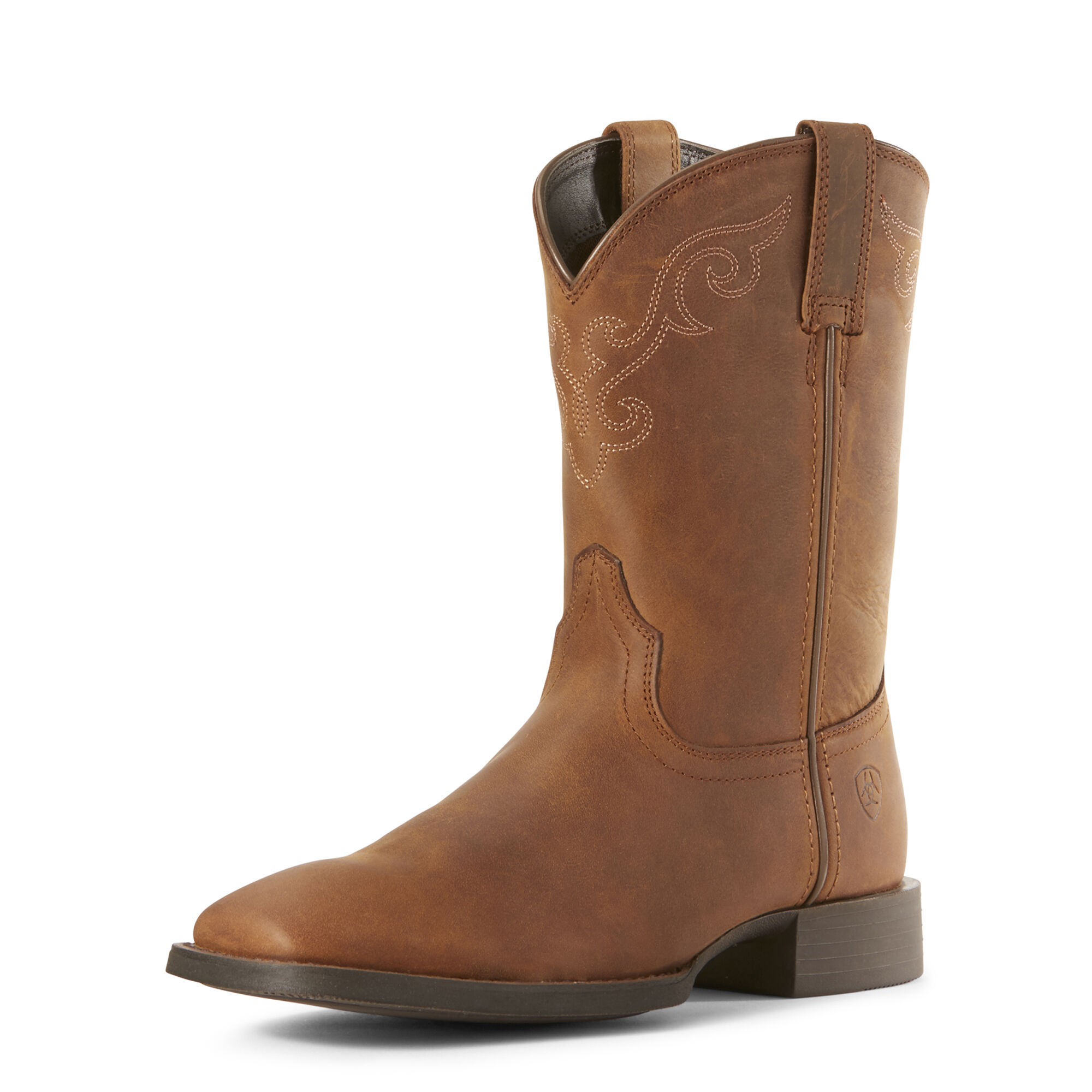 wide square toe cowboy boots