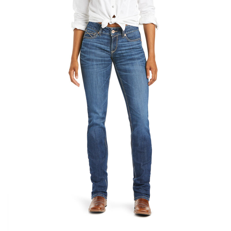 R.E.A.L. Mid Rise Myla Stackable Straight Leg Jean | Ariat