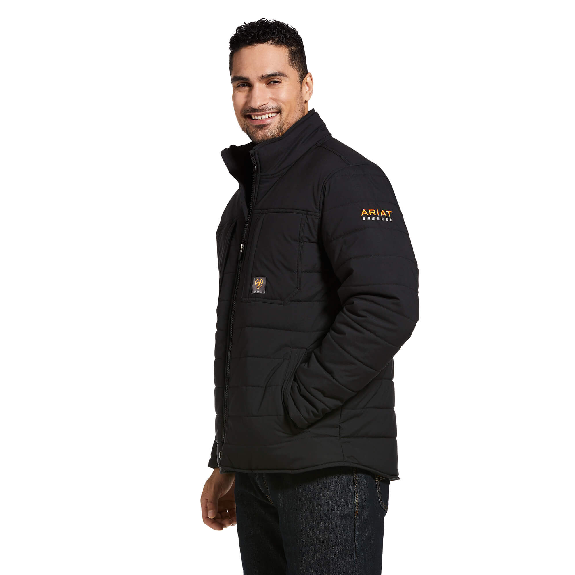 Rebar Valiant Stretch Canvas Water Resistant Insulated Jacket | Ariat