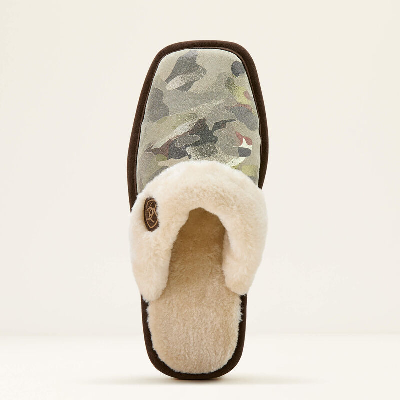 Jackie Square Toe Stack Slipper