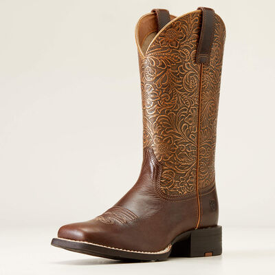 Round Up Wide Square Toe Western Boot | Ariat