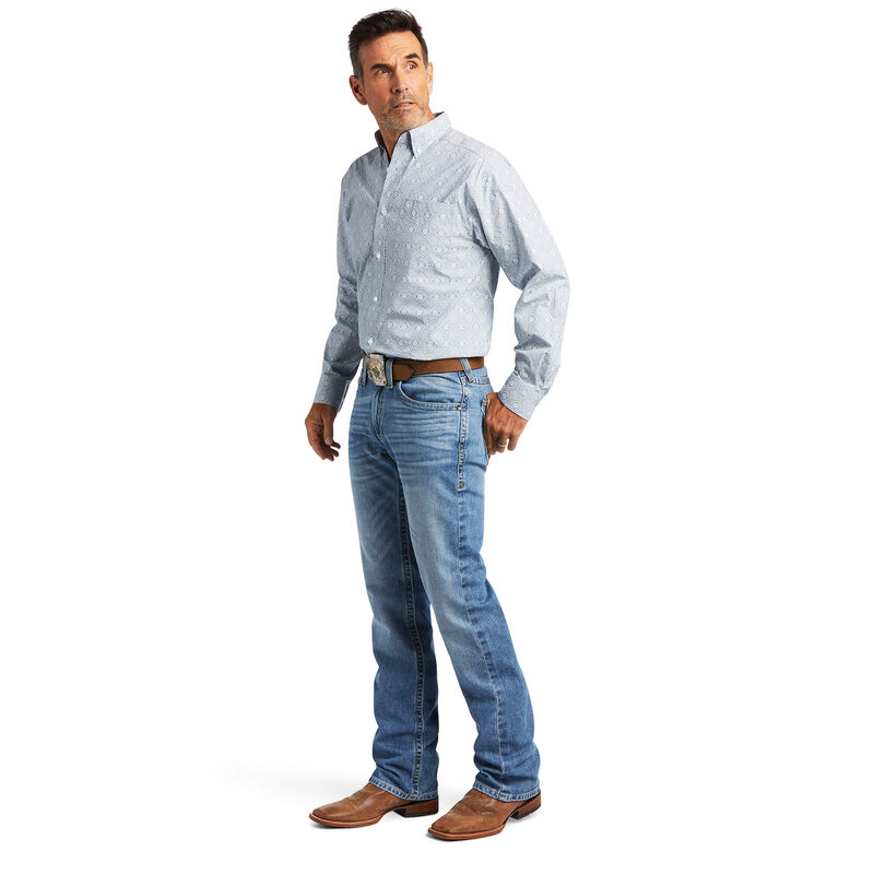 Men's Benedict Classic Fit Shirt in Blue, Size: 2XL-T by Ariat