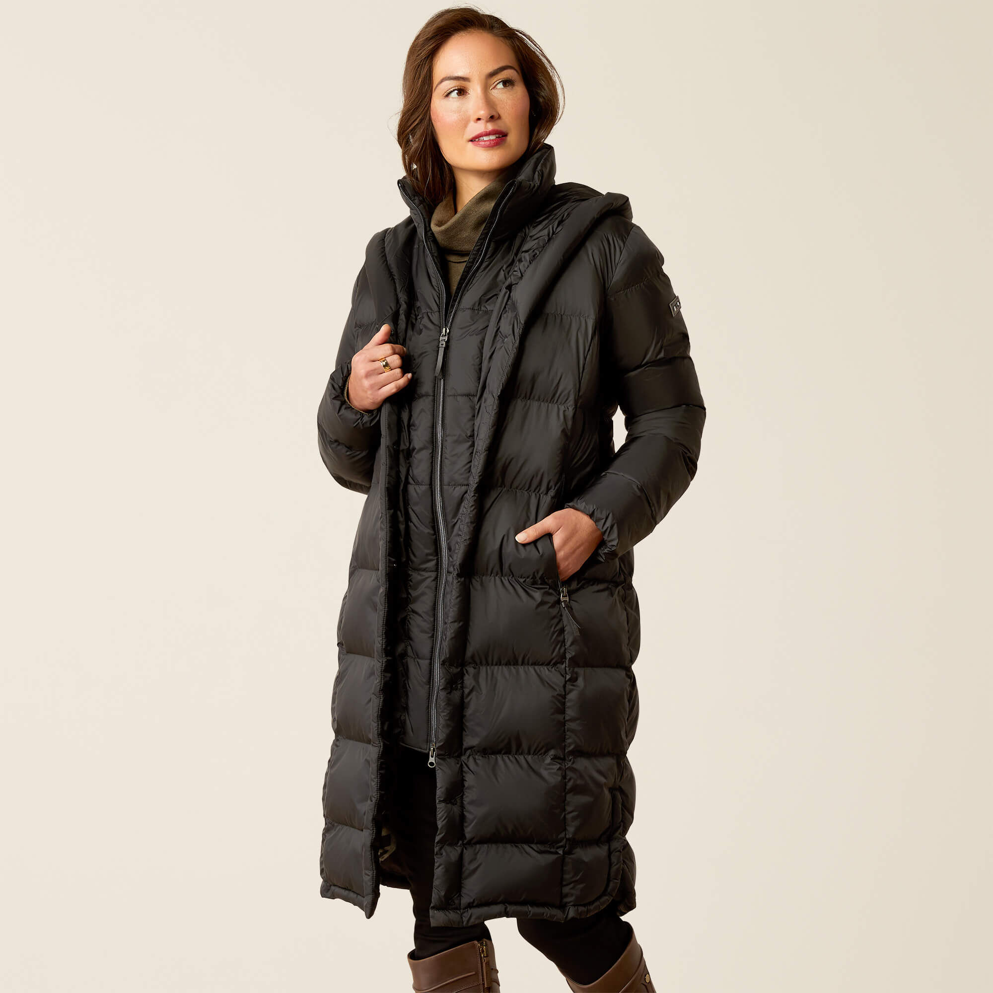 Norfolk Long Puffa Coat