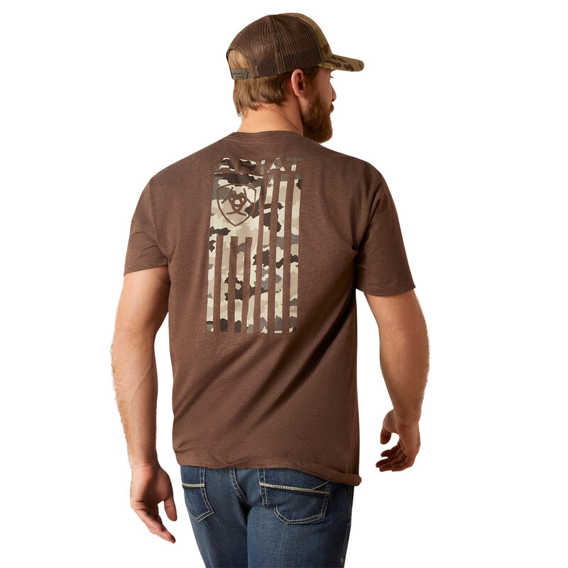 ARIAT Men's USA Banner Shield Short Sleeve Graphic T-Shirt - 10047595-L