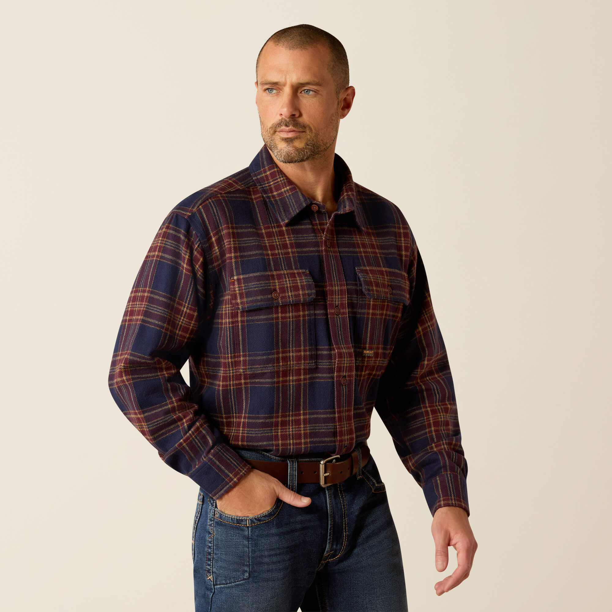 Rebar Heavy Flannel Work Shirt