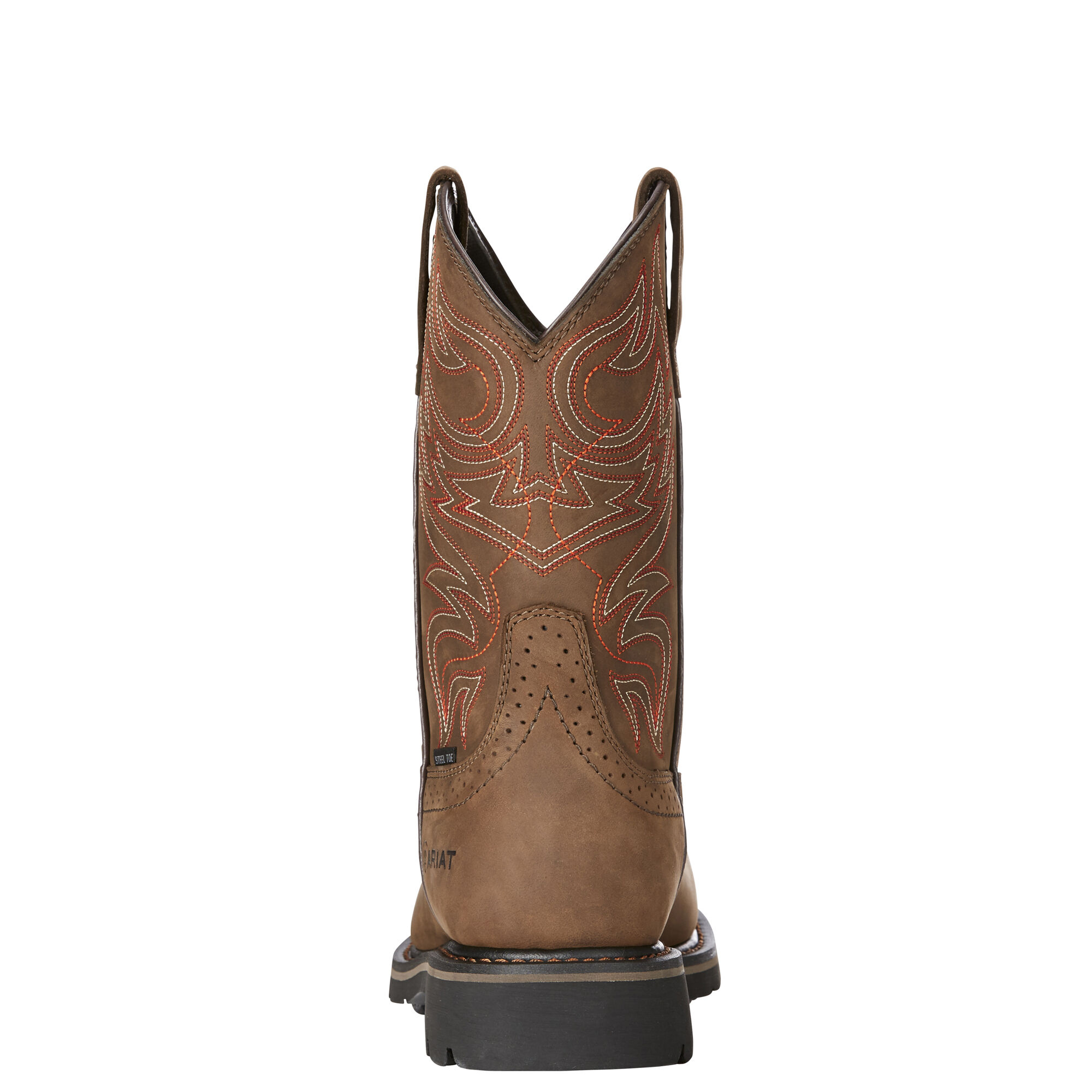 ariat sierra work boots square toe