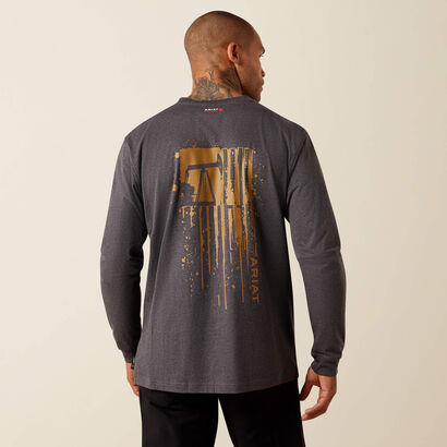 FR Air Rig Life Flag Long Sleeve T-Shirt Front