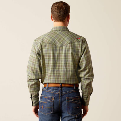 FR Sawtooth Retro Fit Snap Work Shirt