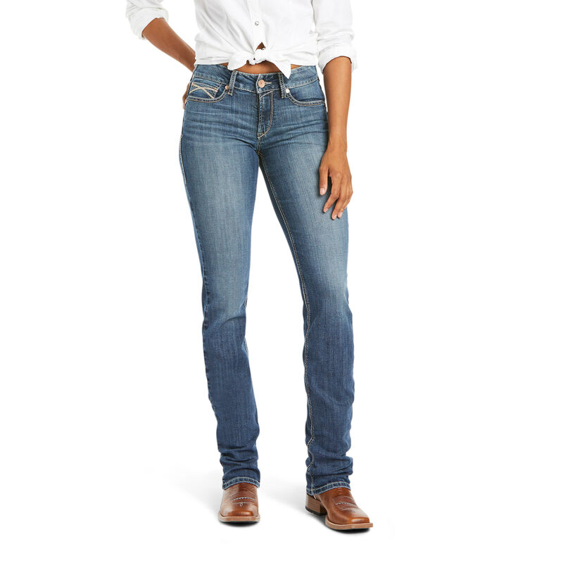 R.E.A.L. Perfect Rise Amethyst Stackable Straight Leg Jean | Ariat