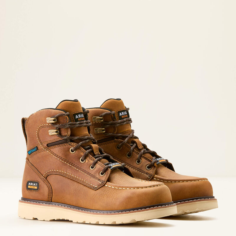 Rebar Wedge Moc Toe Waterproof Work Boot