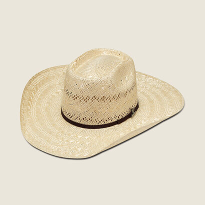 Sisal Punchy Straw Cowboy Hat