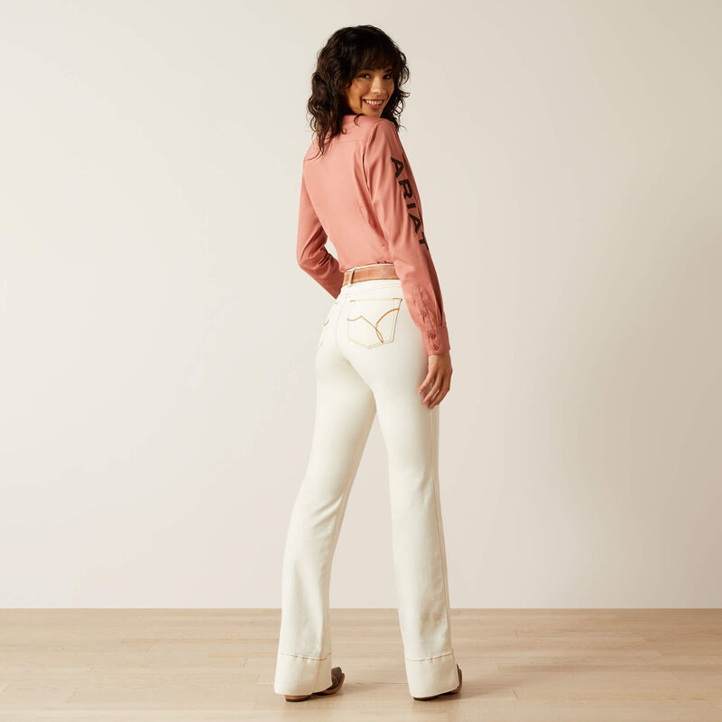 High Rise Larissa Slim Trouser