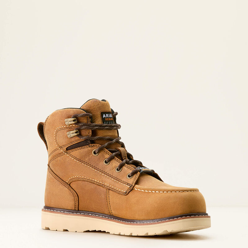 Rebar Wedge Moc Toe Waterproof Composite Toe Work Boot