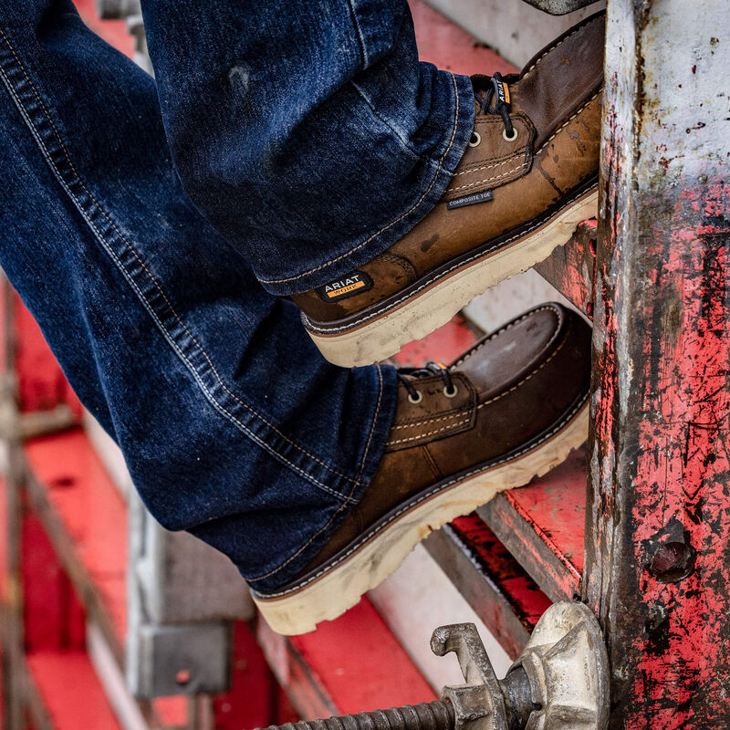 Rebar Wedge Moc Toe 6" Waterproof Composite Toe Work Boot