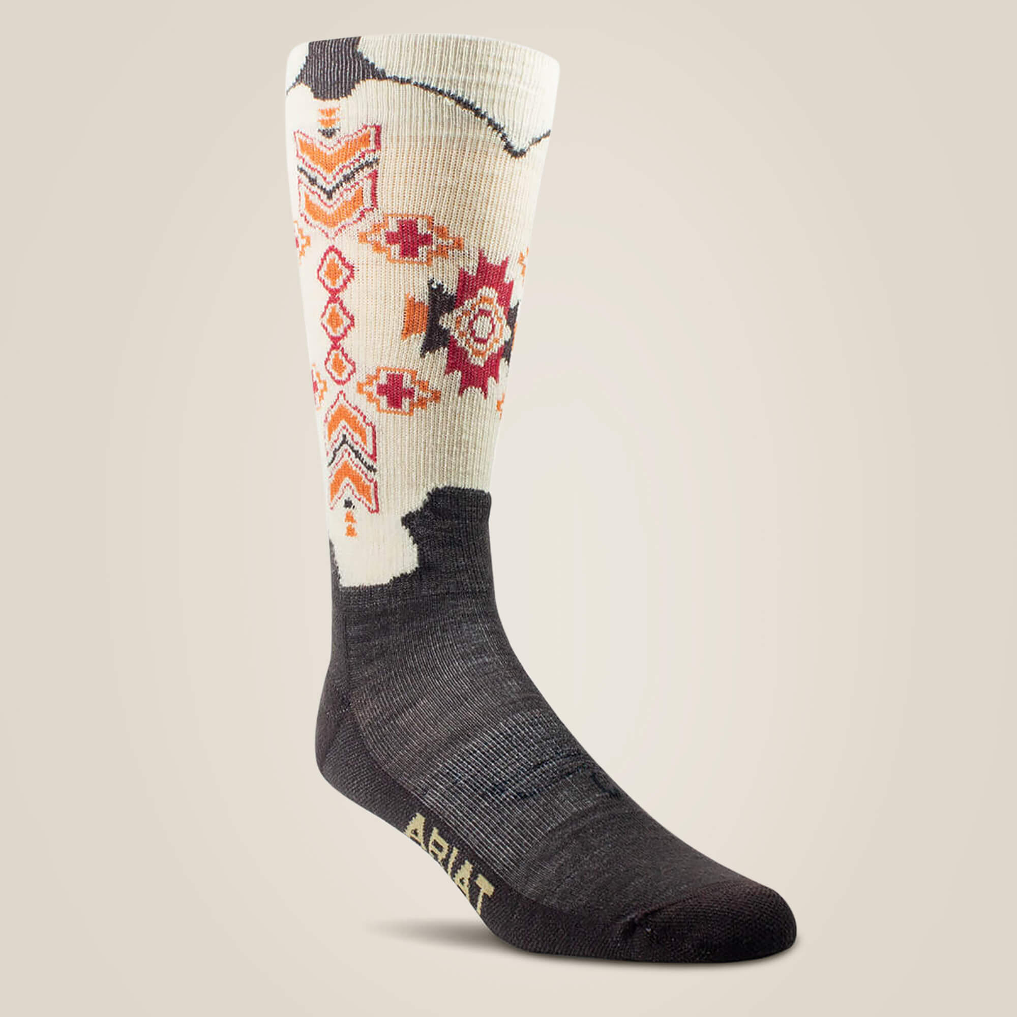 Western Boot Mid Calf Everyday Performance Wool Sock