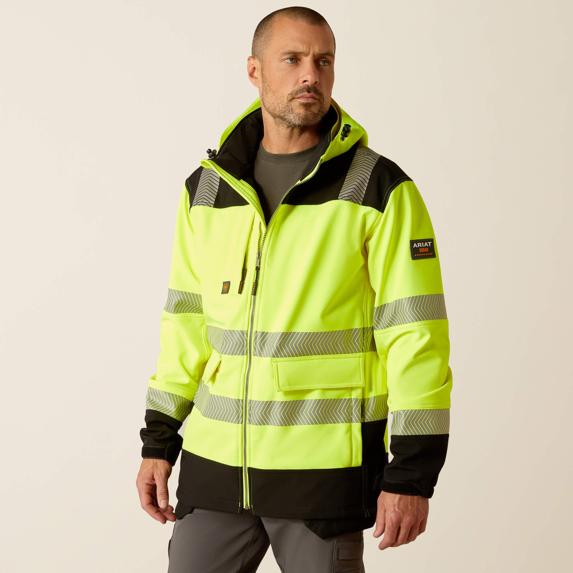 Rebar Hi-Vis Softshell Jacket