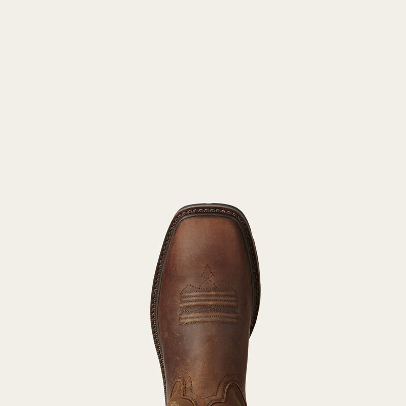 Ariat Men's Groundbreaker Work Boot Wide, Color: Brown, Size: 12