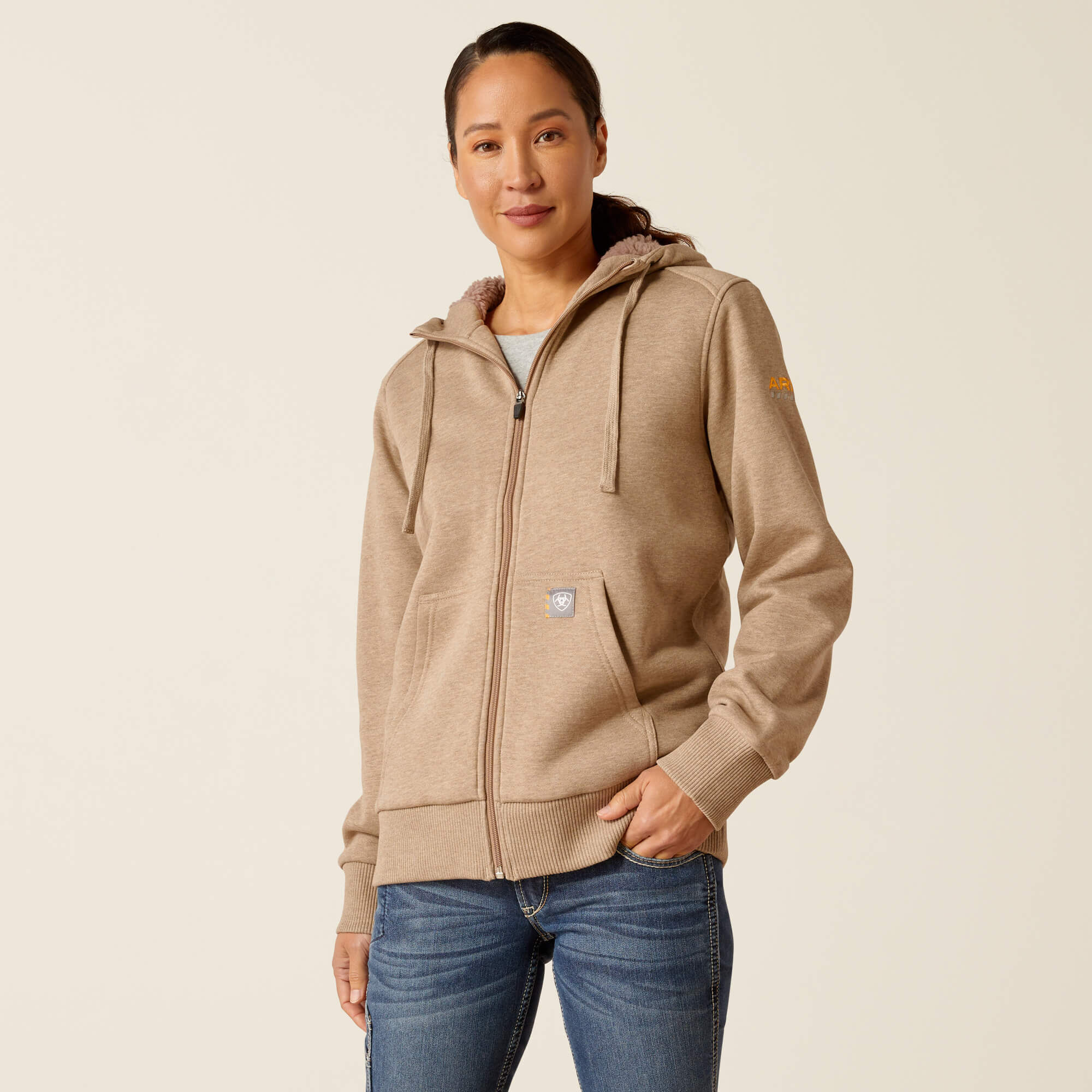 Rebar All-Weather Sherpa Full Zip Hoodie