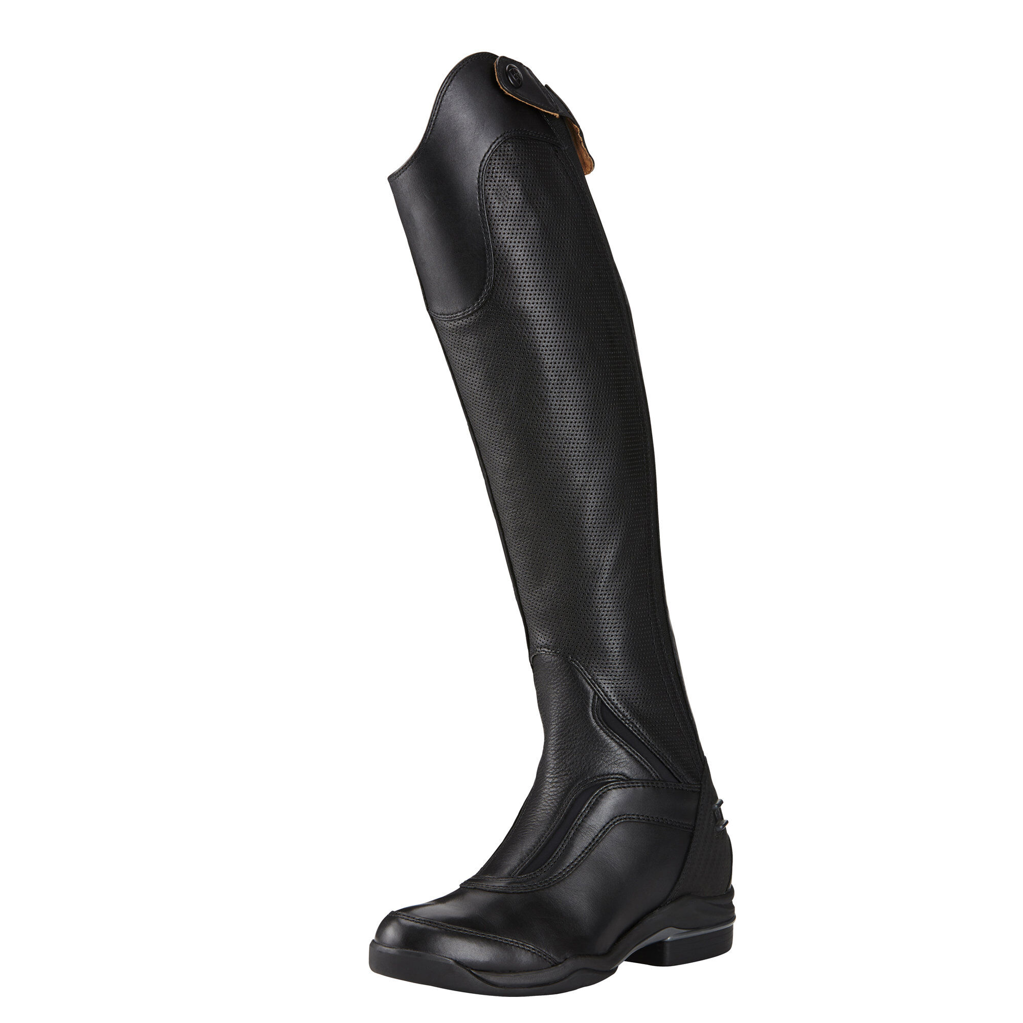 womens tall black leather dress boots