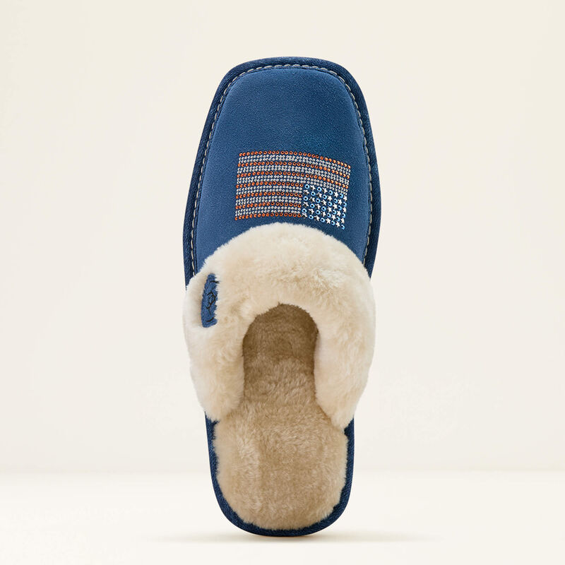 Jackie Square Toe Stack Slipper