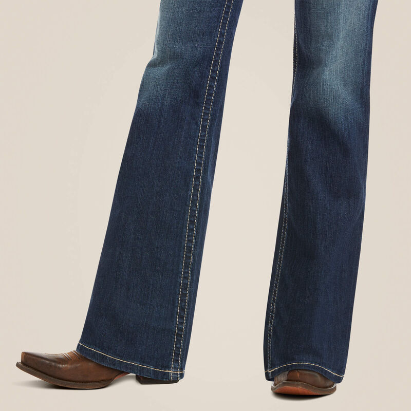 R.E.A.L. Mid Rise Stretch Entwined Boot Cut Jean