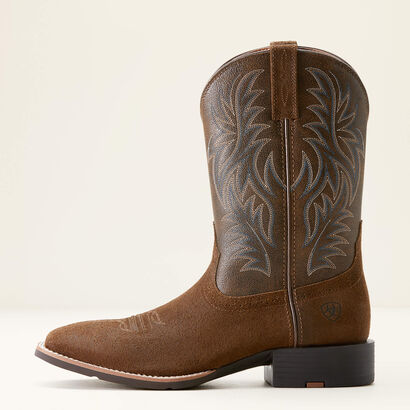 Sport Wide Square Toe Cowboy Boot