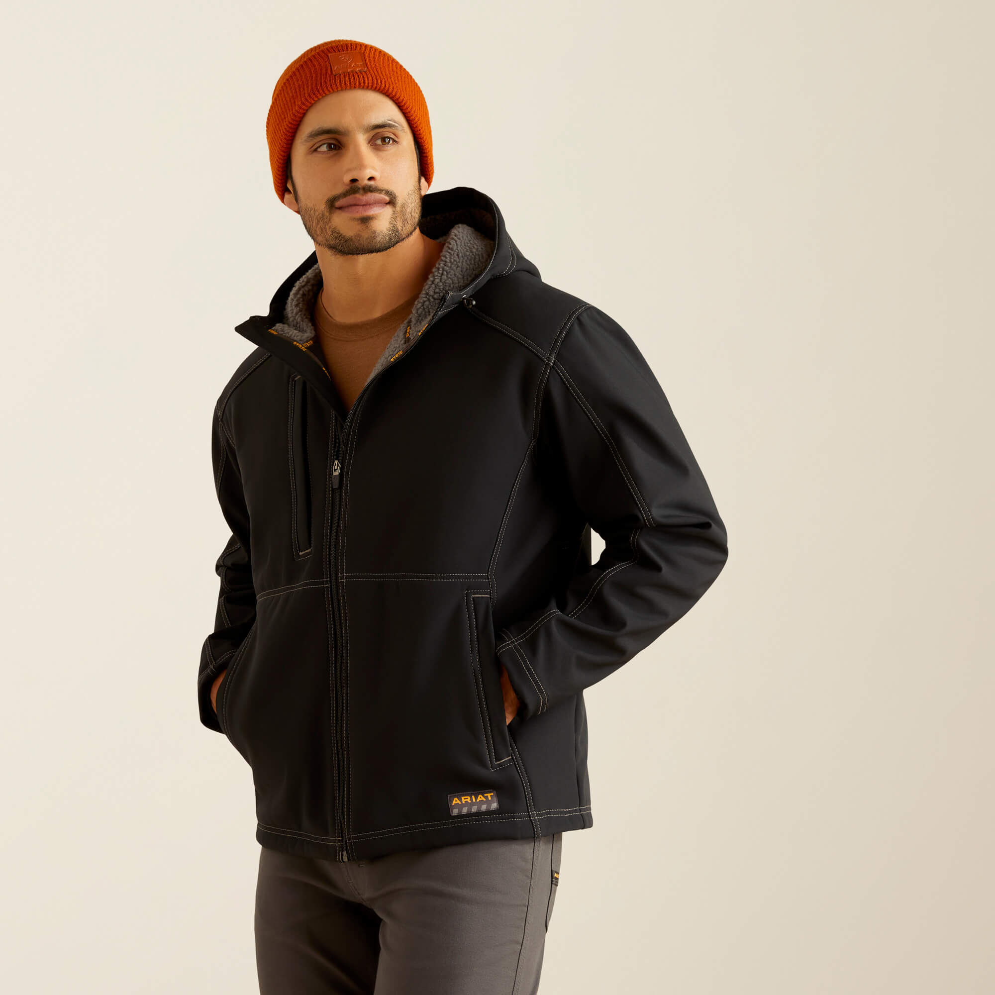 Rebar Sherpa Stretch Canvas Softshell Jacket