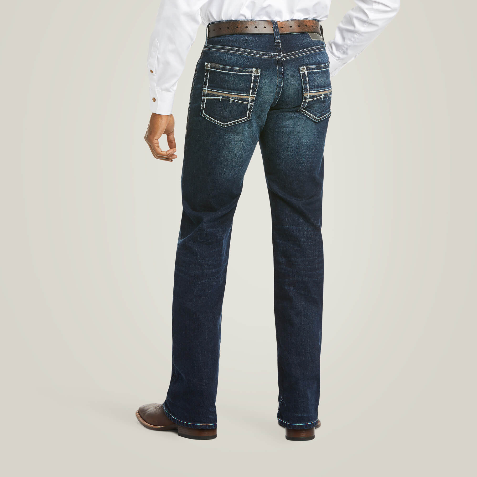 Men's M5 Slim Stretch Coltrane Stackable Straight Leg Jeans in Nightingale  Cotton, Size: 30 X 32 by Ariat