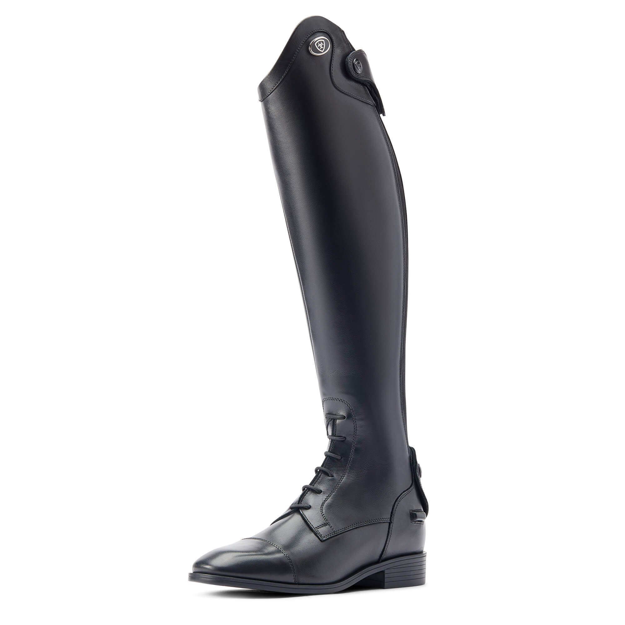 Women's Ravello Tall Riding Boots in Black Calf Leather, Size: 6.5 B /  Medium Regular by Ariat