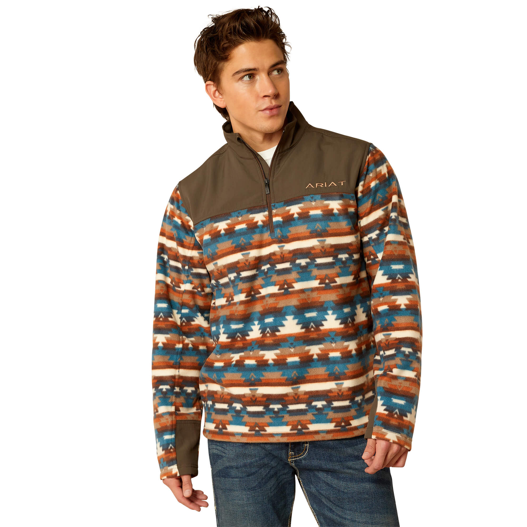 Ariat Mens Basis 2.0 1 4 Zip Sweatshirt