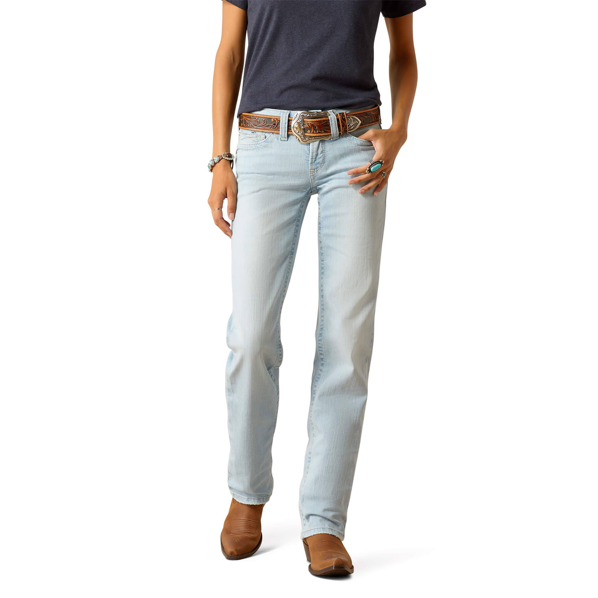 Women's Low Rise Zayla Straight in Claremont, Size: 28 Regular by Ariat