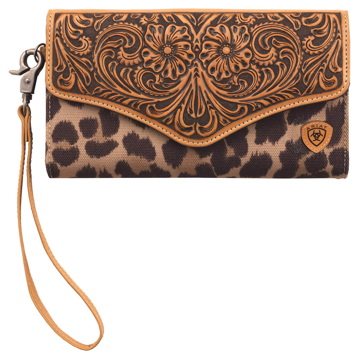 Ariat Leopard Crossbody Tote