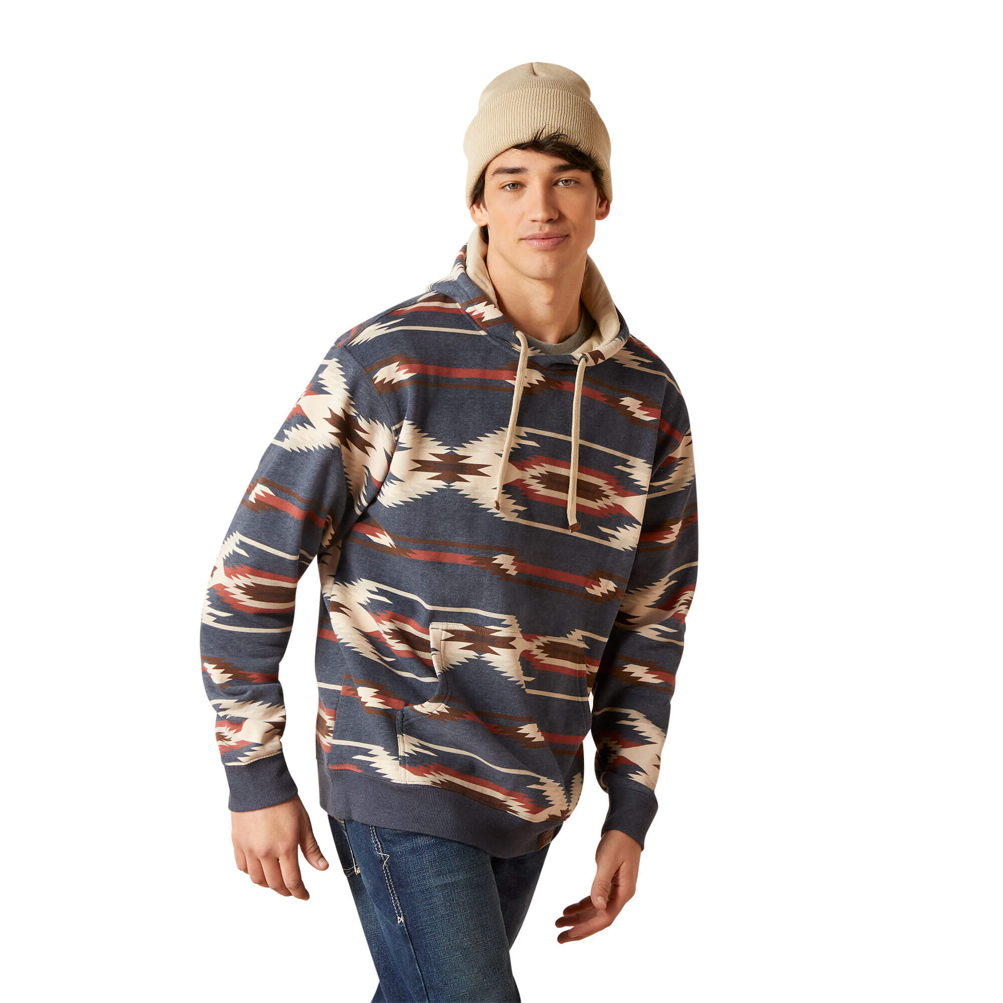 American Flag Eagle Graphic Print Men's Casual Hoodies